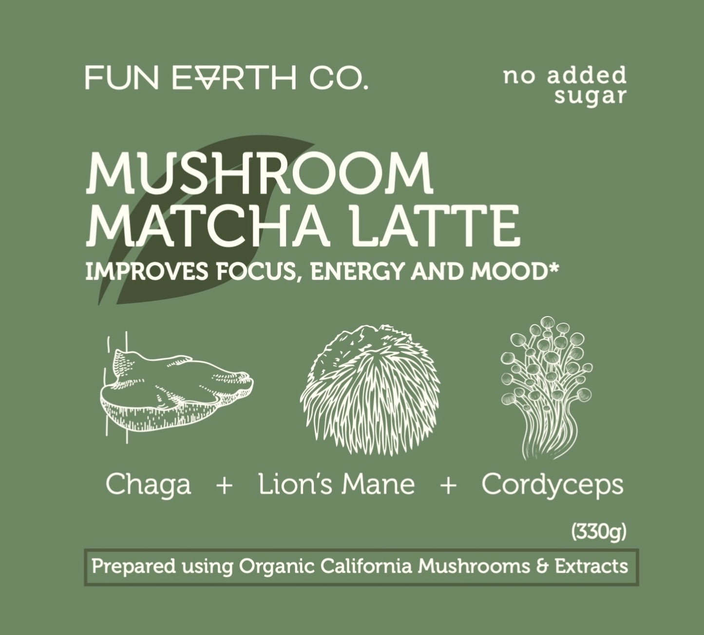 Mushroom Matcha Latte