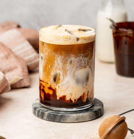 Prepared Mushroom Mocha drink