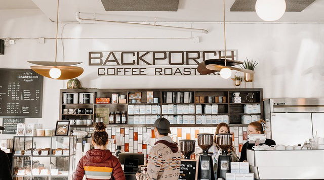 Back Porch Coffee Roasters café counter