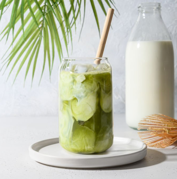 Mushroom Matcha Latte