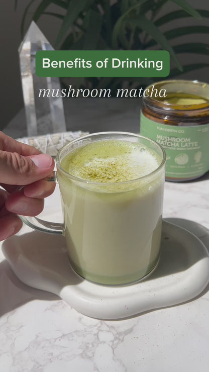 Mushroom Matcha Latte