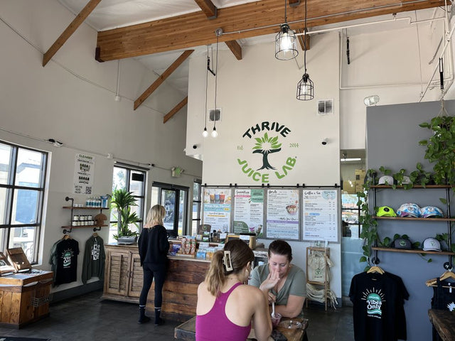 Thrive Juice Labs café counter