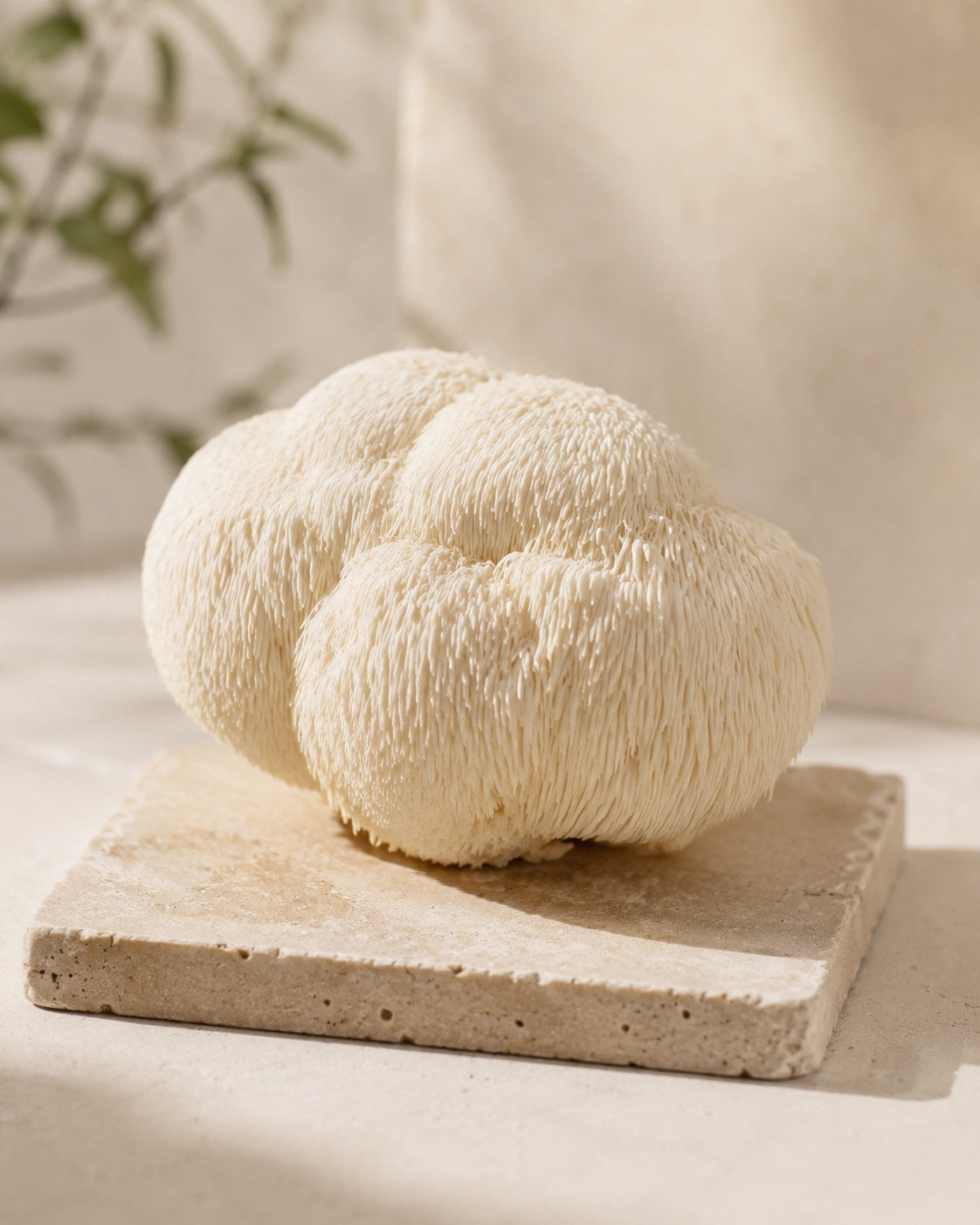 Fun Earth Lion's Mane varietal jar with Lion's Mane mushroom