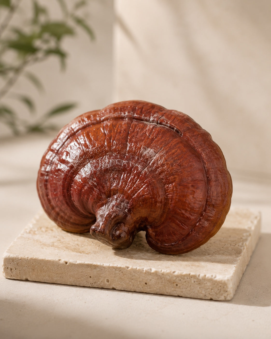 Fun Earth Reishi varietal jar with Reishi mushroom